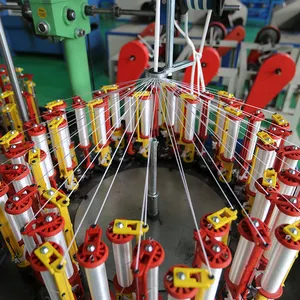 130 portadores da série 32 avançaram o tipo máquina trança do cabo para fazer a corda plástica