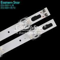 Bande lumineuse LED pour téléviseur ES-5551 pour SAM SUNG 55 pouces JL.D55011330-408AL-M_V18 BE55D-H Barre lumineuse LED pour téléviseur