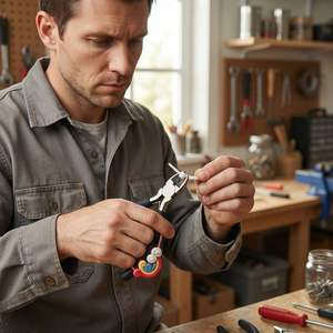 <span class=keywords><strong>Pince</strong></span> à dénuder et à <span class=keywords><strong>sertir</strong></span> pliable 2025 avec fonction de détection d'électricité et sangle épaissie, pour réparation automobile, bricolage, OEM, électriciens - Product Image 4