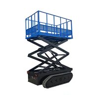 Nouvelles plateformes élévatrices sur chenilles JS pour la construction, l'entretien des murs extérieurs et le nettoyage des murs-rideaux, à propulsion électrique, haute performance