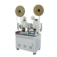 Machine à sertir les bornes des deux côtés du câble d'insertion de bouchon d'étanchéité étanche entièrement automatique
