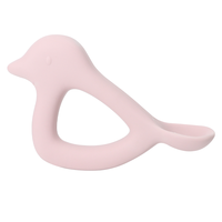 Cuillère d'apprentissage en silicone en forme d'oiseau pour bébé, ustensile d'alimentation facile à saisir pour tout-petits, couverts d'apprentissage pour la maison