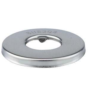 Cache de robinet décoratif en acier inoxydable 304 brossé, angle 4 points, accessoire de robinet de cuisine - Product Image 2