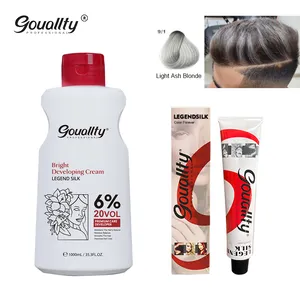 Fashion Ash /Gray Color for highlight color hair permanent hair dye color