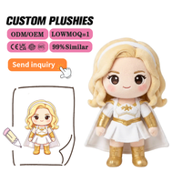 Vente en gros d'usine, jouets en peluche personnalisés de personnages de télévision, coton PP, peluche super douce, poupées en peluche personnalisées pour les promotions des fans