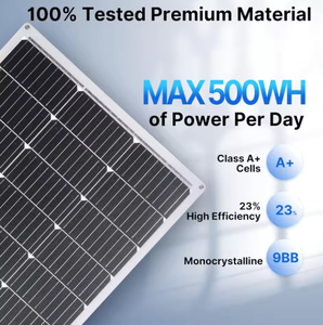 Paneles Solares Flexibles Flagsun de 500W y 23.15% de Eficiencia, Precio de Fábrica de Fabricante Chino, para RV/Auto/Camión/Barco/Jardín - Product Image 4