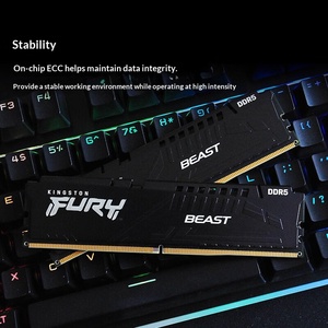 En stock, vente en gros de mémoire RAM <span class=keywords><strong>Kingston</strong></span> FURY Beast <span class=keywords><strong>DDR5</strong></span> 5200 MHz 32 Go pour ordinateur de bureau, mémoire de jeu HyperX originale pour mise à niveau de PC, approvisionnement en vrac - Product Image 4