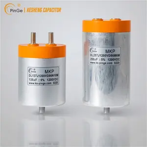 Condensatori ad alta frequenza del condensatore del collegamento di cc che filtrano il condensatore a Film del polipropilene 600Vdc ~ 2200Vdc