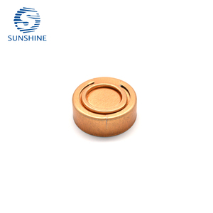 Tapa abatible de aluminio plateada <span class=keywords><strong>SUNSHINE</strong></span> de 20 mm/32 mm, a prueba de fugas, duradera, fácil de abrir, ligera, impermeable, de grado farmacéutico - Product Image 2