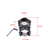 Kit de positionnement de précision à profil bas en alliage d'aluminium 2025 pour localisateur laser, accessoires de viseur sous-crosse, modèle C Rouge