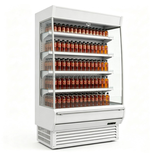 2-meter vertical air curtain cabinet commercial air-cooled frost free fruit and vegetable fresh-keeping <b>refrigerator</b> - Product Image 1