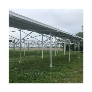 SOEASY Agricultural Solar System Aluminum Ground Mount Structure For Solar Farm Greenhouses