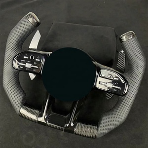 Accesorios para Automóviles, Volante de Fibra de Carbono, Bandeja para Volante, Fundas para Volante para Mercedes-Benz <span class=keywords><strong>A200</strong></span> - Product Image 3