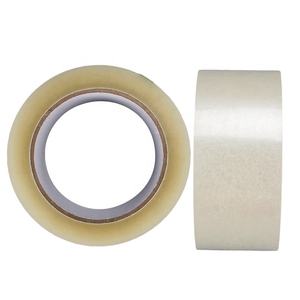 Yüksek kaliteli şeffaf akrilik tek taraflı BOPP su geçirmez ambalaj bandı 50mm X 50m Jumbo rulo <span class=keywords><strong>Sellotape</strong></span> karton sızdırmazlık için - Product Image 1