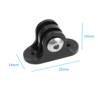 Fahrradcomputer Actionkamera Aluminiumlegierung Halterung Adapter für Gopro