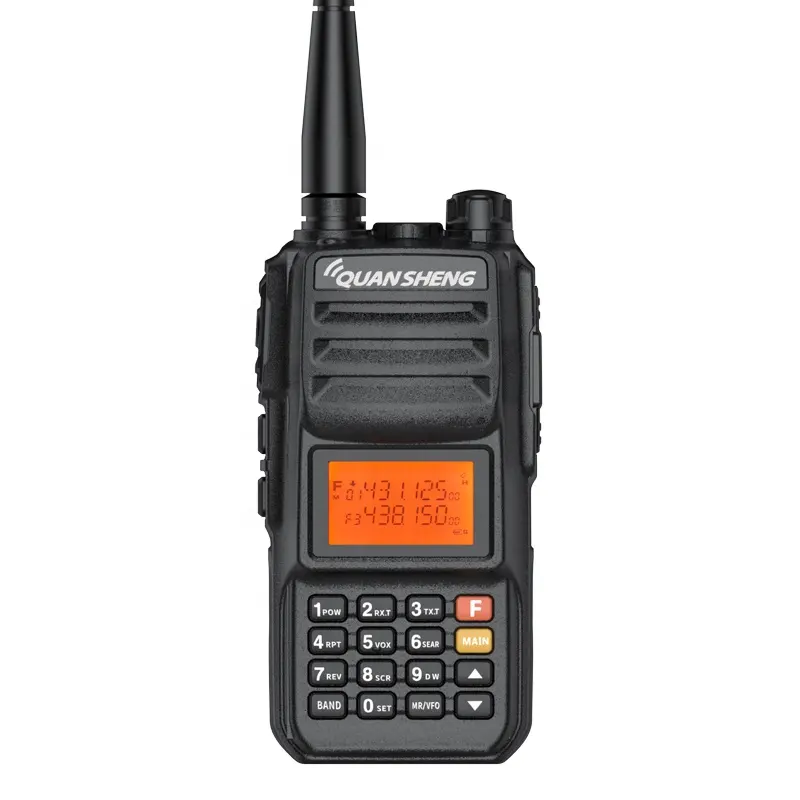 Quansheng UV2PLUS 4000mAH 10W ad alta potenza potente uhf/vhf ham fm cb radio bidirezionale comumicador walkie talkie a lungo raggio 15KM