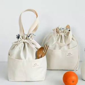 Loncheras Sacs Isothermes <span class=keywords><strong>Bolsa</strong></span> de almuerzo con aislamiento suave con logotipo Cordón Bento <span class=keywords><strong>Bolsa</strong></span> de fiambrera térmica para niños adultos - Product Image 2