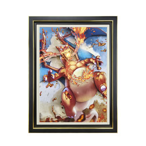 Neues Design 3D Anime RGB Pokemons Stereo skopische Malerei Büttenpapier Handwerk Dragon Balls 3D Home Decoration Mit LED - Product Image 1