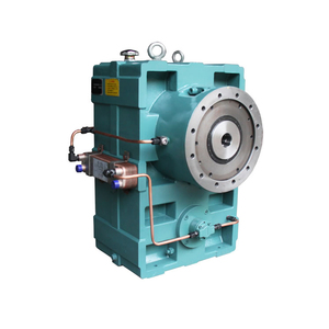 Réducteur de boîte de vitesses d'extrudeuse à engrenages hélicoïdaux ZLYJ 13KW-180KW, couple élevé, rapport 8:1-30:1, arbre creux avec bride - Product Image 1