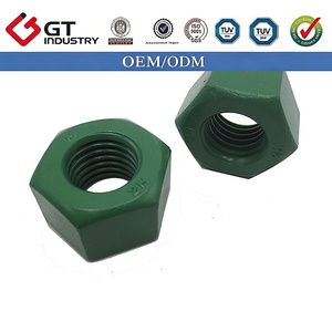 Tuerca Hexagonal DIN934 de Acero al Carbono Recubierta de Teflón de Alta Resistencia y Durabilidad, Anticorrosiva, Clase <span class=keywords><strong>8</strong></span>, M8 M10 M12 M16 M20, para la Industria Química - Product Image 2