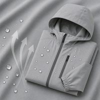 Chaquetas Técnicas Rígidas y Chaquetas de Plumón, 100% Nailon, Tejido de 3 Capas con Rejilla Tricot, Tejido Impermeable y Resistente para Exteriores