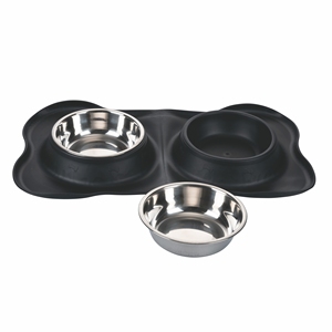DOPPIA Ciotola per Animali Domestici con Tappetino in TPR - Product Image 3