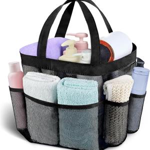 กระเป๋าใส่ของอาบน้ำแบบพกพา <span class=keywords><strong>NFS</strong></span> ขนาดใหญ่ 8 ช่อง พร้อมตาข่าย PVC แห้งเร็ว - Product Image 2