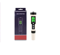 Moniteur-Testeur Numérique de Qualité de l'Eau Haute Qualité 5 en 1 TDS/EC/pH/Salinité/Température
