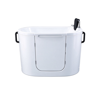 Baignoire contemporaine à encastrement avec jupe intégrale pour la maison – Offre spéciale
