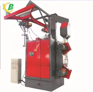 Q37 Serie Double Hook Shot Blasting Machine Hooks Type Shot Blaster Machine Shot Blast Mach for Wheel Cleaning