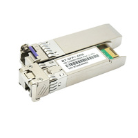 Module émetteur-récepteur optique BTON 10G SFP+ DWDM 80 km avec connecteur LC duplex, compatible avec le réseau Mikrotik, bande C DWDM