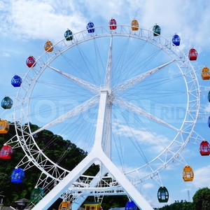 Atracciones de feria, equipo para parques, noria de 30 m para exteriores en venta - Product Image 4