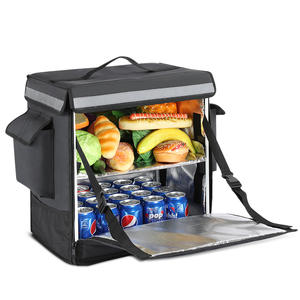 Extra Large Bike Motorcycle Heavy Duty Food Delivery Box Insulated Pizza Food Thermal Delivery Cooler Bag Backpack