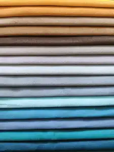 Für Sofas toff Hochwertiges Holland Velvet Face mit Rücken Vlies oder Fleece gewebt Ningbo Plain Multi Color Soft Comfortable