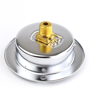 Panel Mounted Pressure <b>Gauge</b> 0.4 Mpa Copper Movement Flange Type Y 40Z GF 40 50 60 - Product Image 3