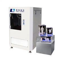 Machine de gravure laser CNC de table haute précision 2D/3D à diode mini, neuve, directement d'usine, pour gravure sous surface sur verre, cristal et acrylique