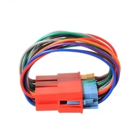 Instalación del mercado de accesorios automotriz Conector Iso verde azul amarillo Arnés de cables estéreo de audio de 20 pines para 2017/A6