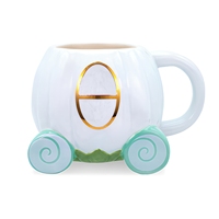 Tasse en céramique sculptée cendrillon Coach 3D