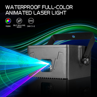 Projecteur laser DJ RGB 3W étanche IP65 avec animation 3D pour machine de fête, scène, discothèque, KTV, bar