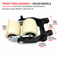 Pièces détachées OEM pour transpalette manuel : unité de pompe hydraulique, roue en nylon PU, ensemble de poignée, kit de réparation pour transpalette
