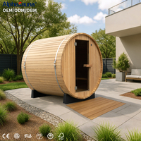 Russian Mini Dry High Temp 2 Person Thermo Wood Barrel Sauna Outdoor Importateur