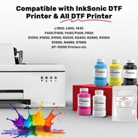 Kit de nettoyage et de protection d'encre CMKYW InkSonic pour imprimante DTF Xp600 8550, encre DTF, entrepôt américain
