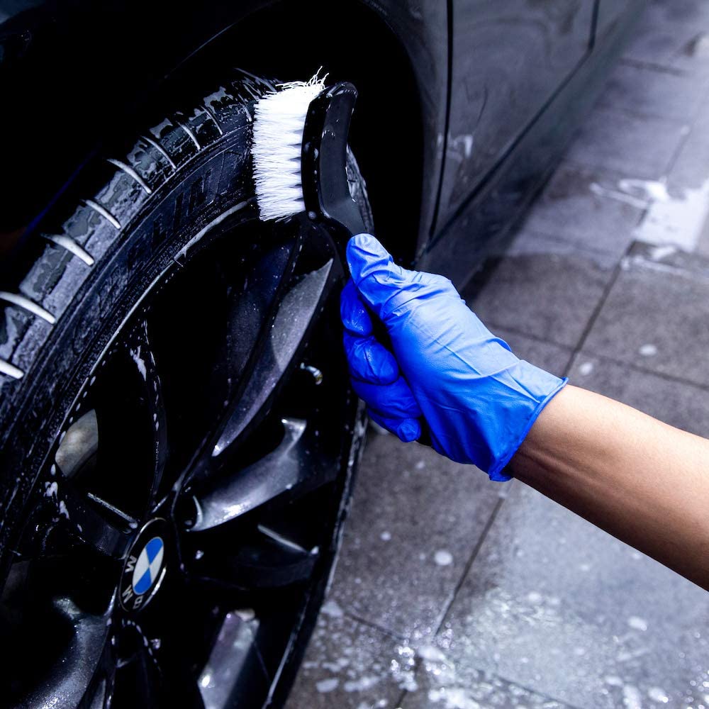 Plastic PP Handle Car Cleaning Brush For Wheel Detail Wash