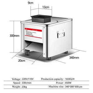 Trancheuse à viande électrique professionnelle avec lame en acier inoxydable pour trancher la viande de <span class=keywords><strong>poulet</strong></span> <span class=keywords><strong>et</strong></span> de bœuf - Product Image 2