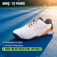 Baskets de tennis unisexe en gros, durables, avec tige synthétique, largeur large, grande taille, semelle intérieure amortie, à lacets, pour terrains durs extérieurs
