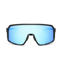 Nouvelles lunettes de soleil de sport surdimensionnées TR90 avec logo personnalisé pour le cyclisme, la course à pied, les activités de plein air, protection UV400, unisexe, lunettes de vélo