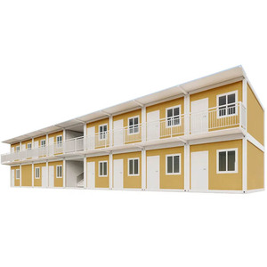 Maison conteneur détachable rectangulaire au design moderne, respirante, pour bureau ou résidence, avec installation sur site - Product Image 1