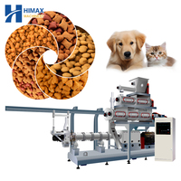 Extrusora de Pellets de Alimento Seco para Perros, Totalmente Automática, Motor Siemens, Control PLC, 500 kg/h, Alta Eficiencia, Precio de Fábrica