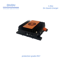 Chargeur de batterie rapide embarqué haute qualité 72V45A 24S pour moto, sortie 48V/72V avec refroidissement par ventilateur pour voiturettes de golf