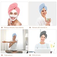 Serviette pour cheveux en microfibre à séchage rapide faite à la main pour femmes adultes, usage domestique